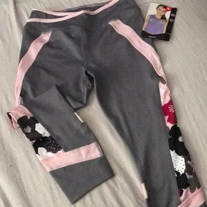 Little girl active wear leggings tights